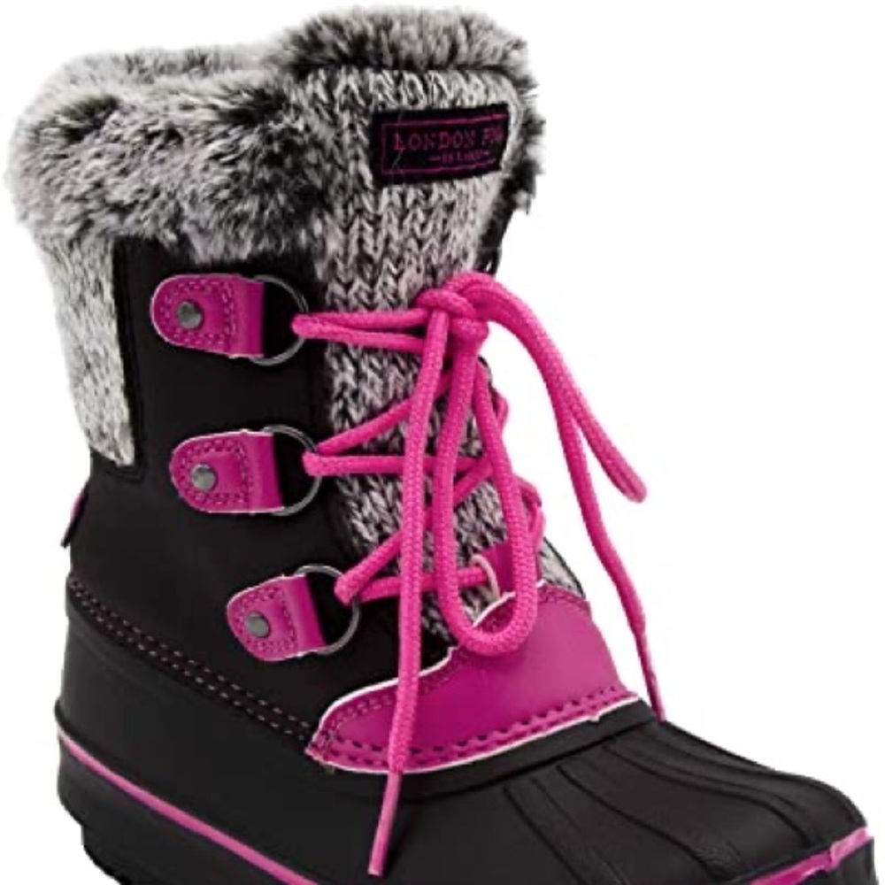 London Fog Pink Boots. Girls size 4. Gently Used.